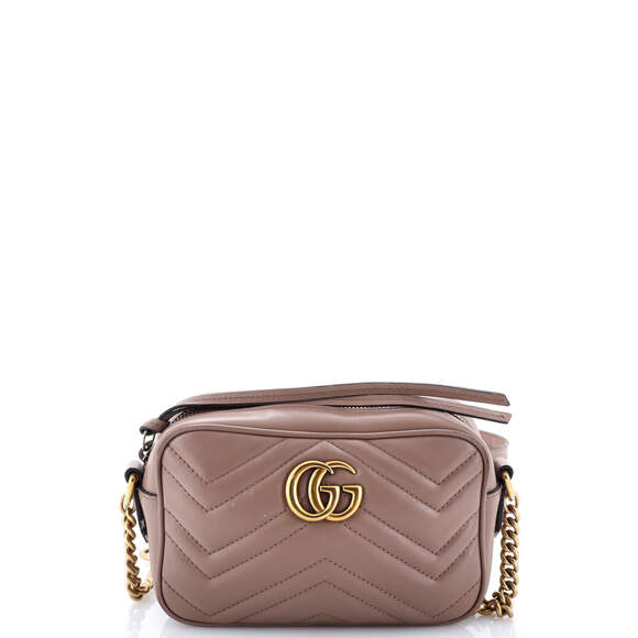 Gucci Mini GG Marmont Shoulder Bag Matelasse Leather